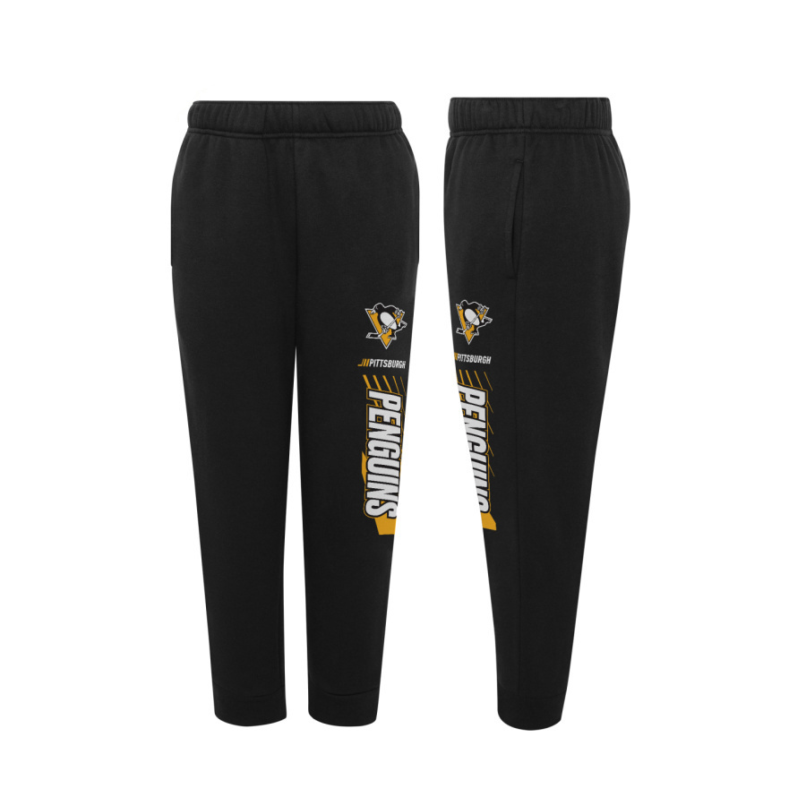 NHL POWER MOVE FLEECE PANT PITTSBURGH PENGUINS DETSKÉ TEPLÁKOVÉ NOHAVICE